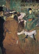 Le Depart du Qua drille au Moulin Rouge Henri  Toulouse-Lautrec